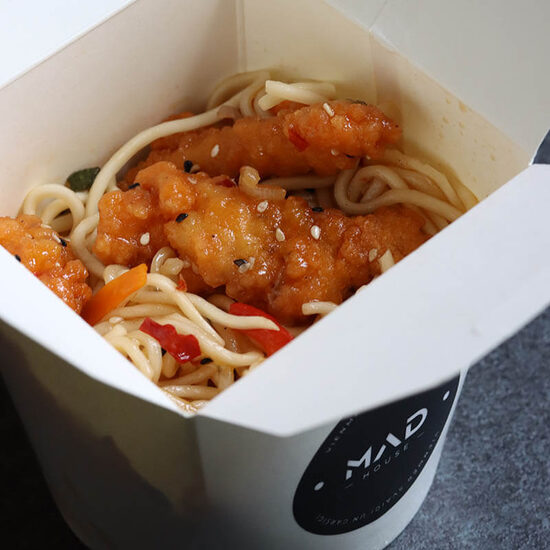 Wok ar vistu saldā čilli mērcē